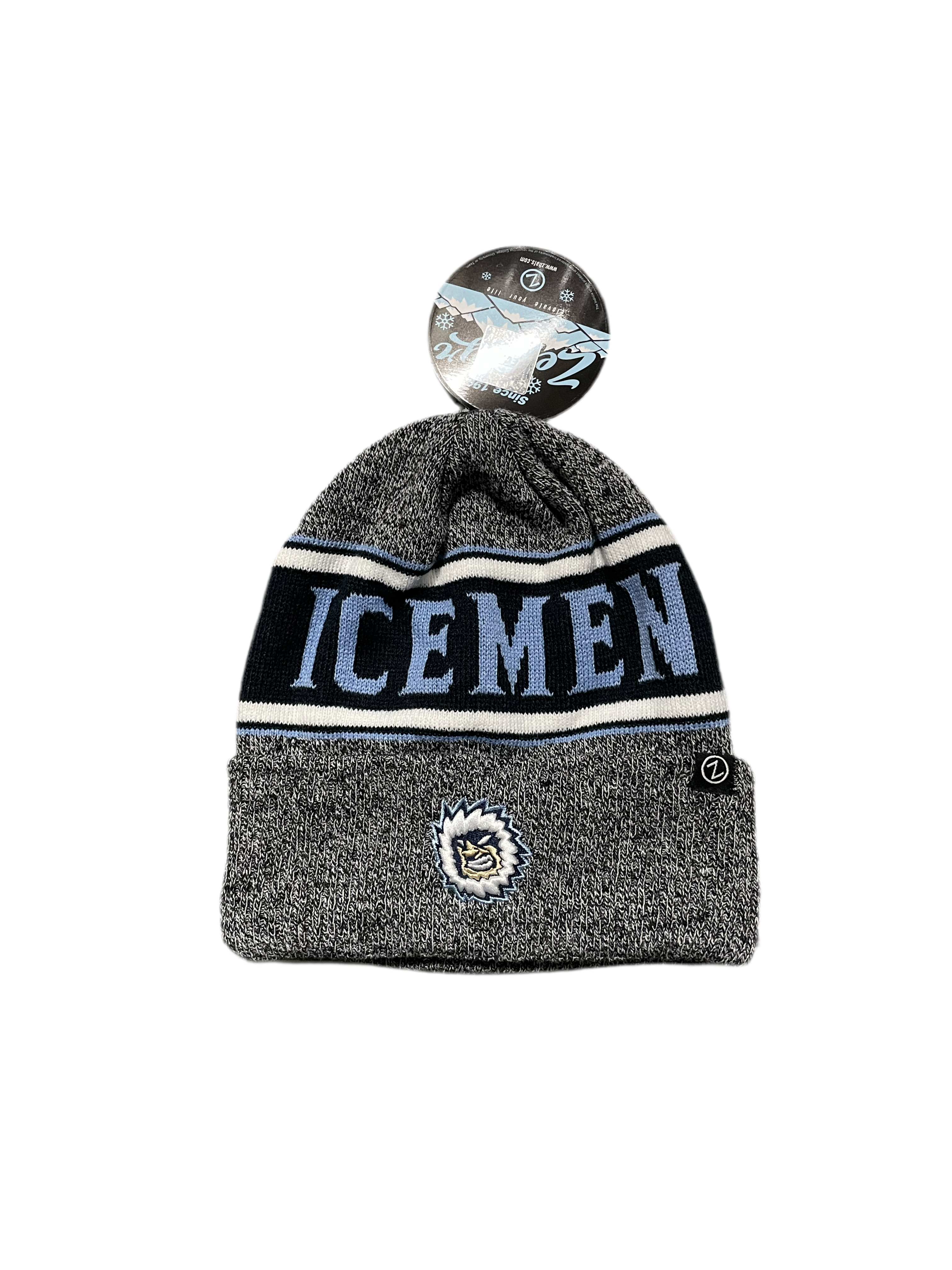 Jacksonville Icemen Zephyr Grey/Baby Blue Beanie