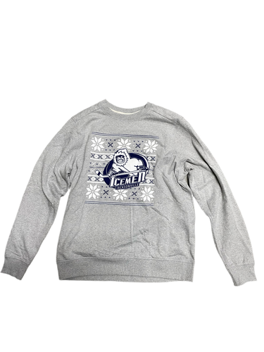 Jacksonville Icemen Grey Ugly Christmas Sweater