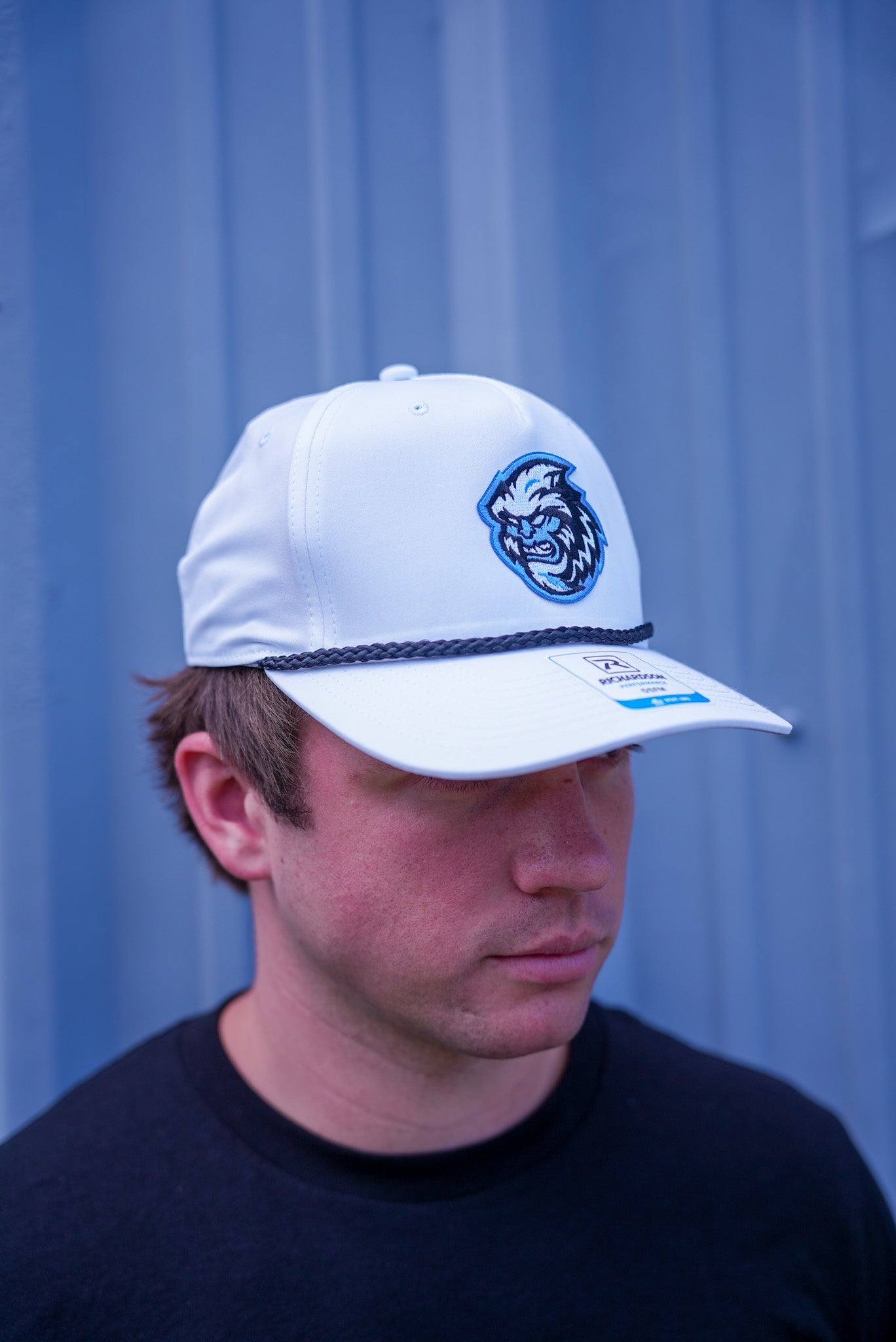 Jacksonville Icemen WHT/BLK Richardson 5-Panel Classic Rope Hat