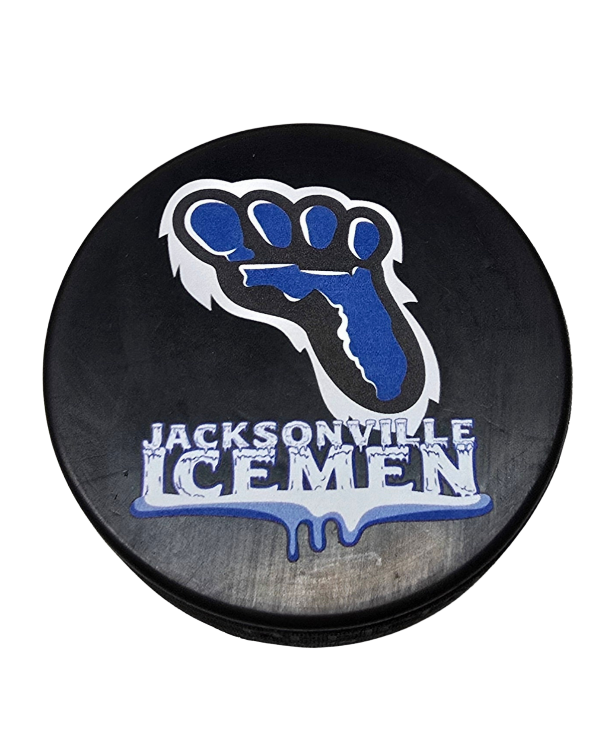 Foot Logo Puck
