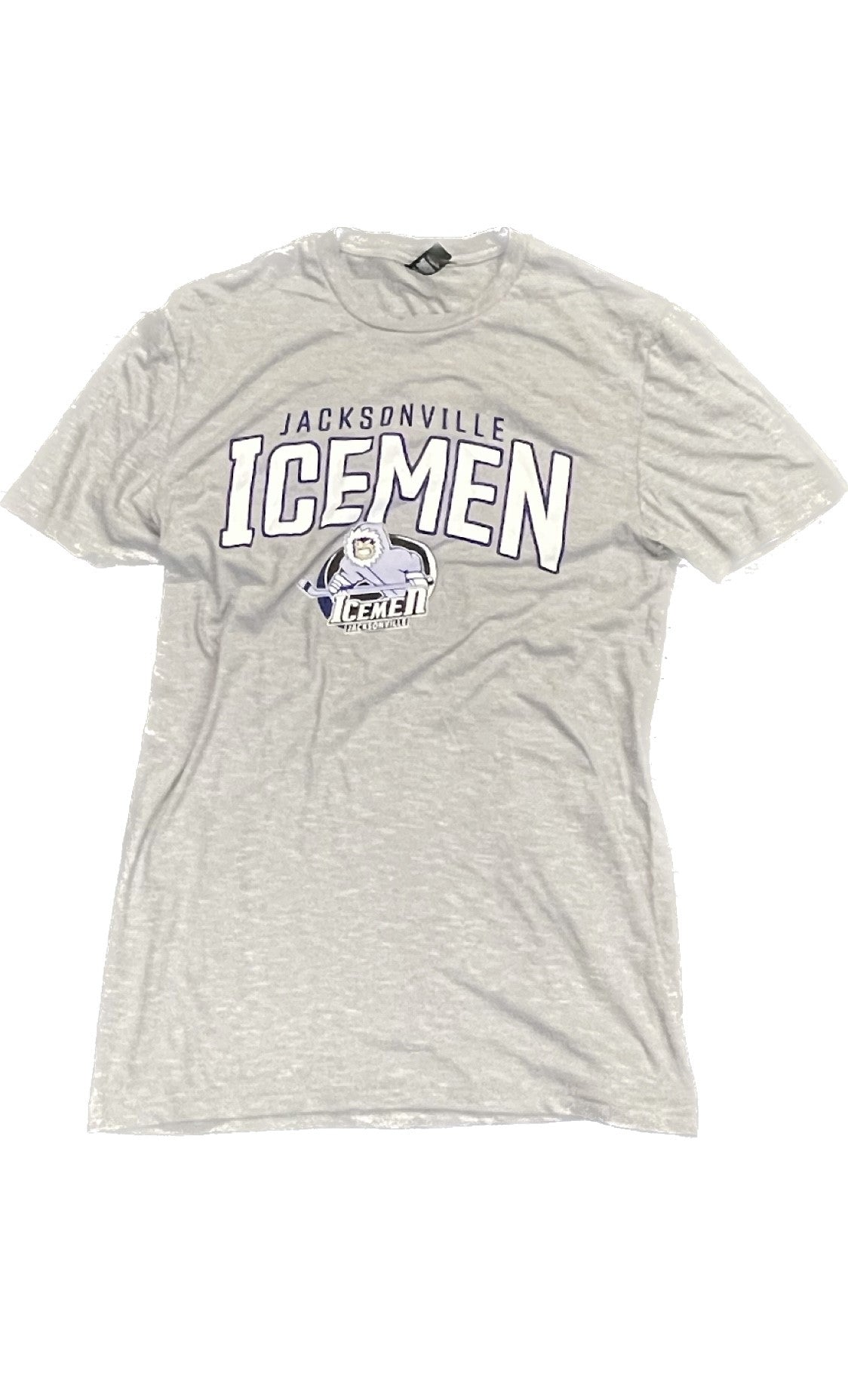 Jacksonville Icemen District Grey Short-Sleeved Tee