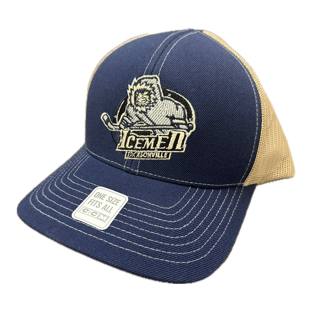 Jacksonville Icemen CCM Meshback Trucker Hat