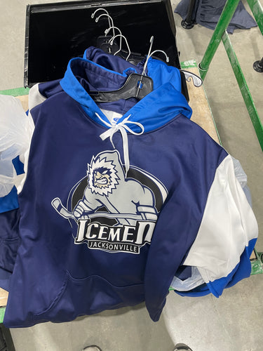 Jacksonville Icemen Athletic Knit Colorblock Sublimated Hoodie