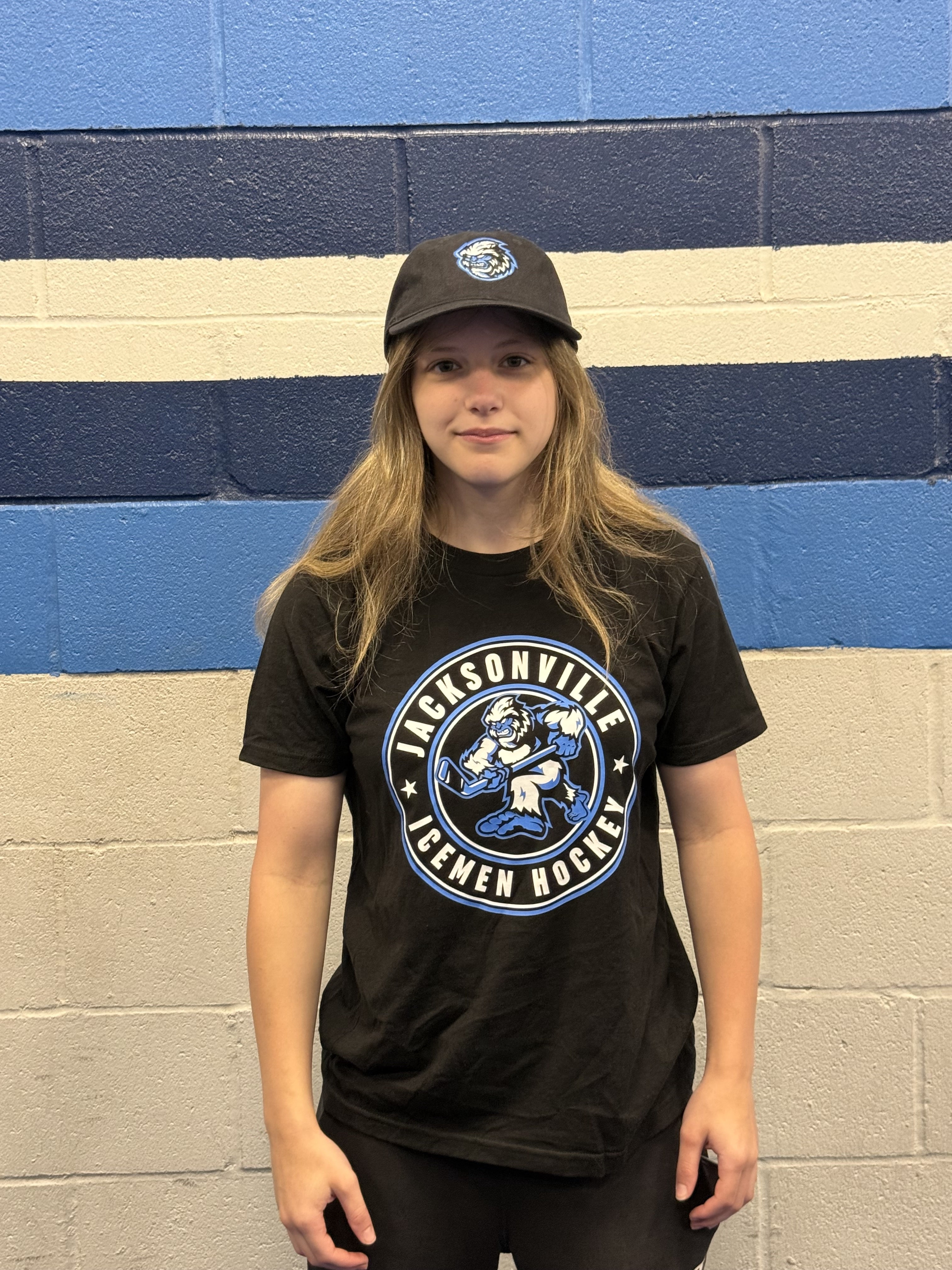 Jacksonville Icemen Black Circle Logo Youth Fine Jersey T-Shirt