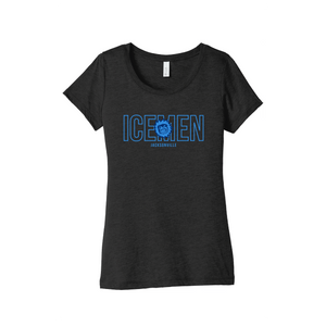 Jacksonville Icemen Women's Black Heather Triblend Tee