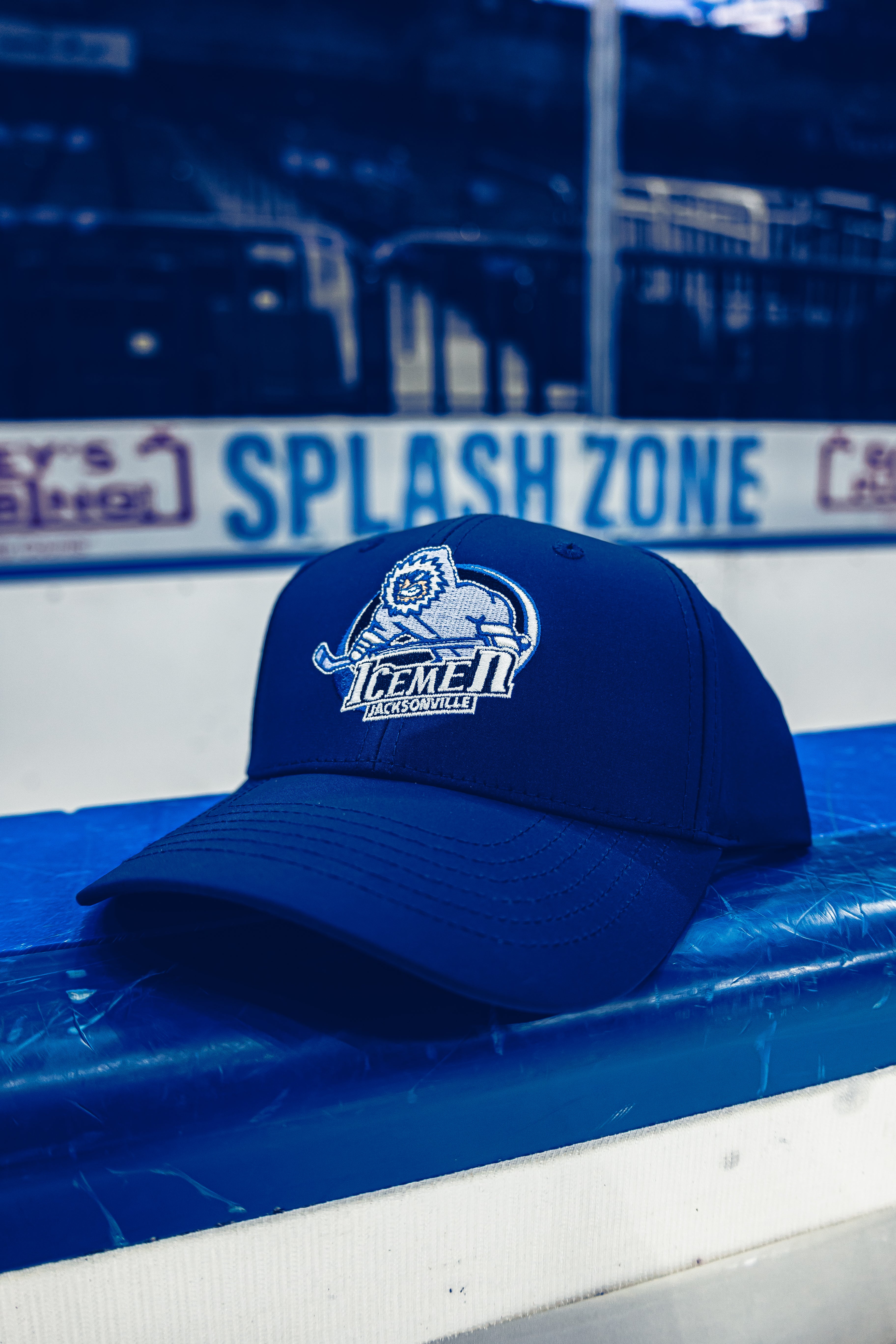 Icemen Core Mid Profile Navy Primary Logo Hat