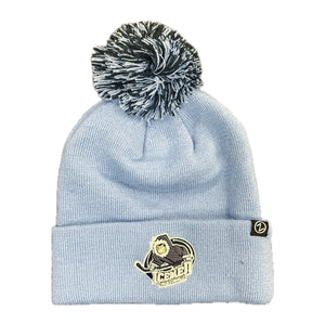 Jacksonville Icemen Light Blue/ Navy Pom Beanie