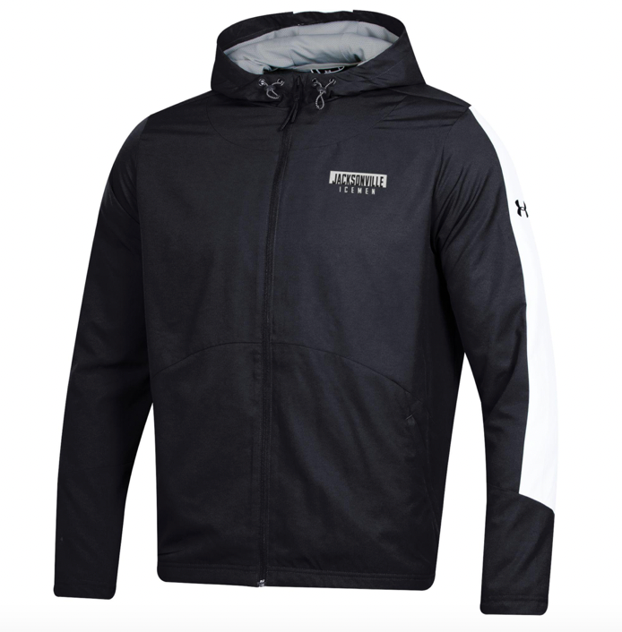 Jacksonville Icemen Under Armour Black Legacy Windbreaker