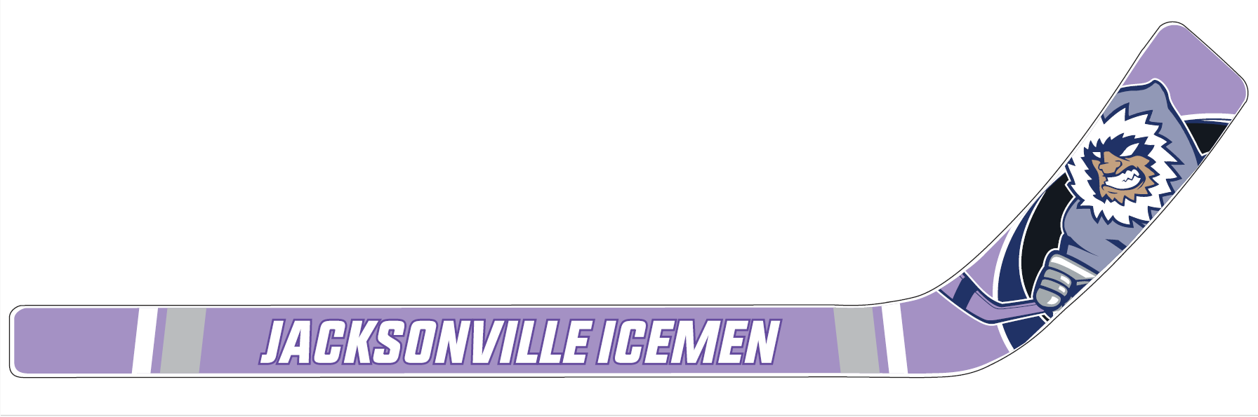 Jacksonville Icemen Cancer Mini Stick 2025