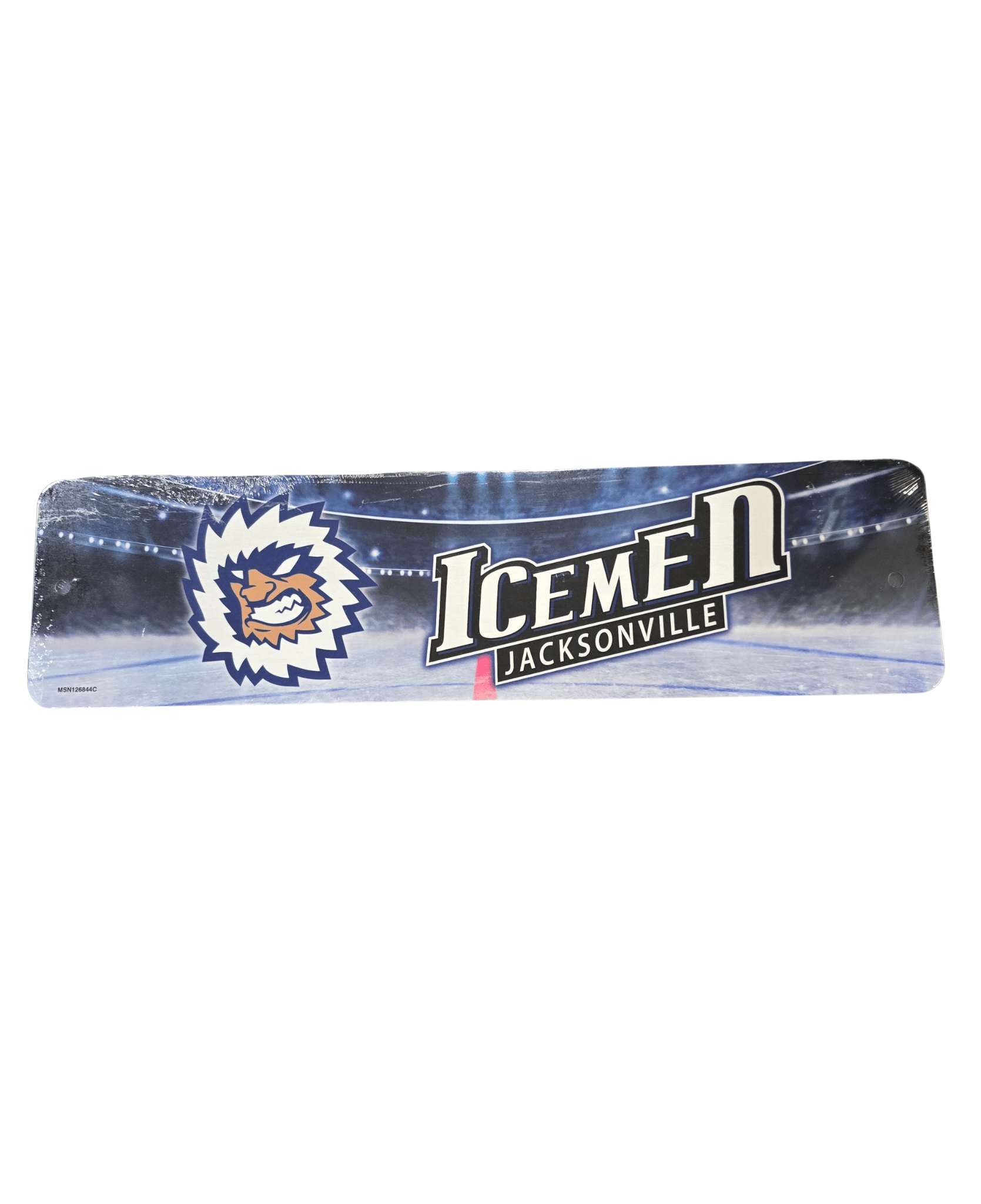Jacksonville Icemen Metal Street Sign