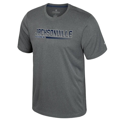 Jacksonville Icemen Colosseum Physics S/S Tee - Heather Charcoal