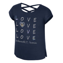 Load image into Gallery viewer, Jacksonville Icemen Colosseum Girls Ember Cross Back Tee