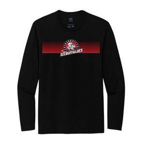 Jacksonville Icemen Ice Buffaloes Black Long Sleeve T-Shirt