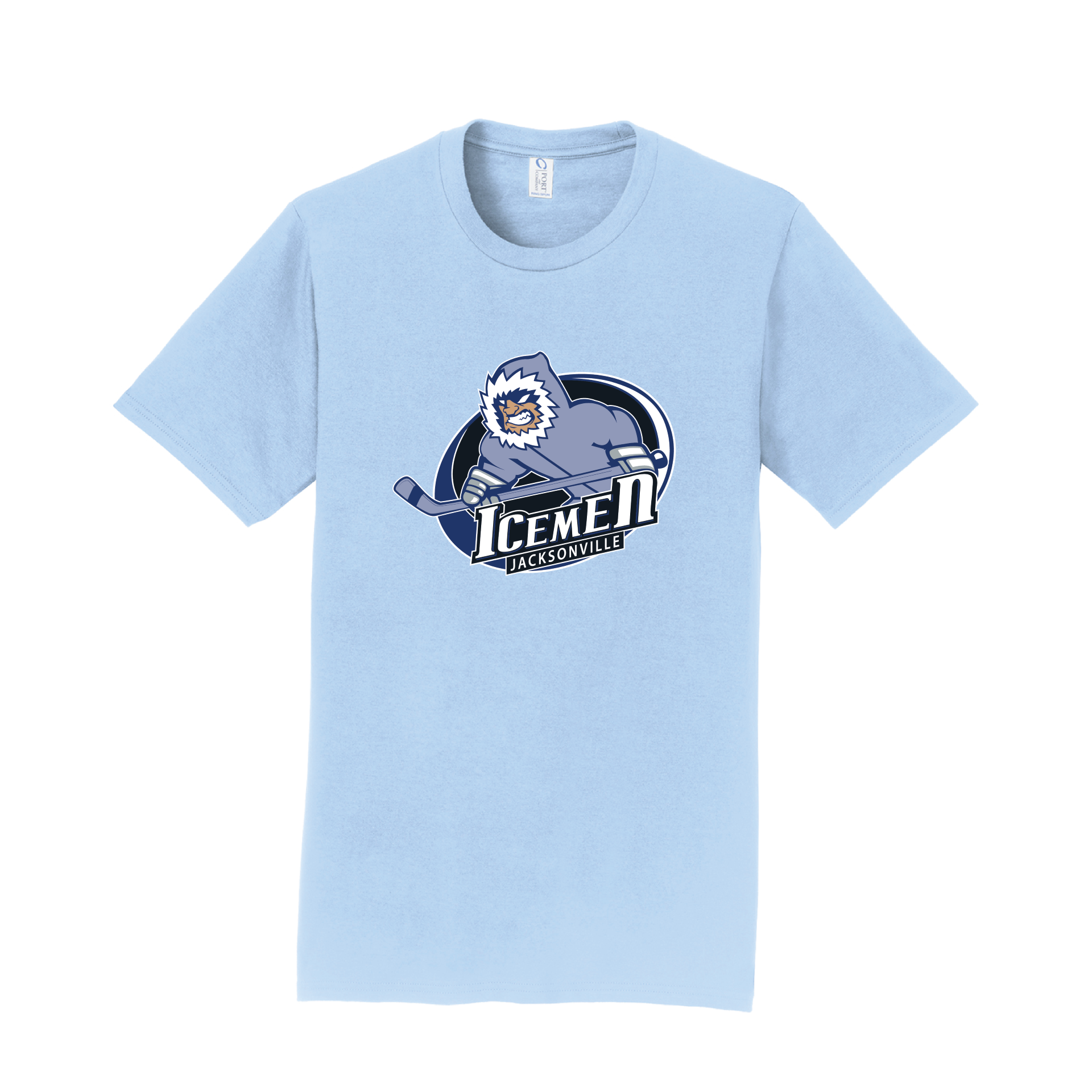 Jacksonville Icemen Light Blue Primary Fan Favorite Tee