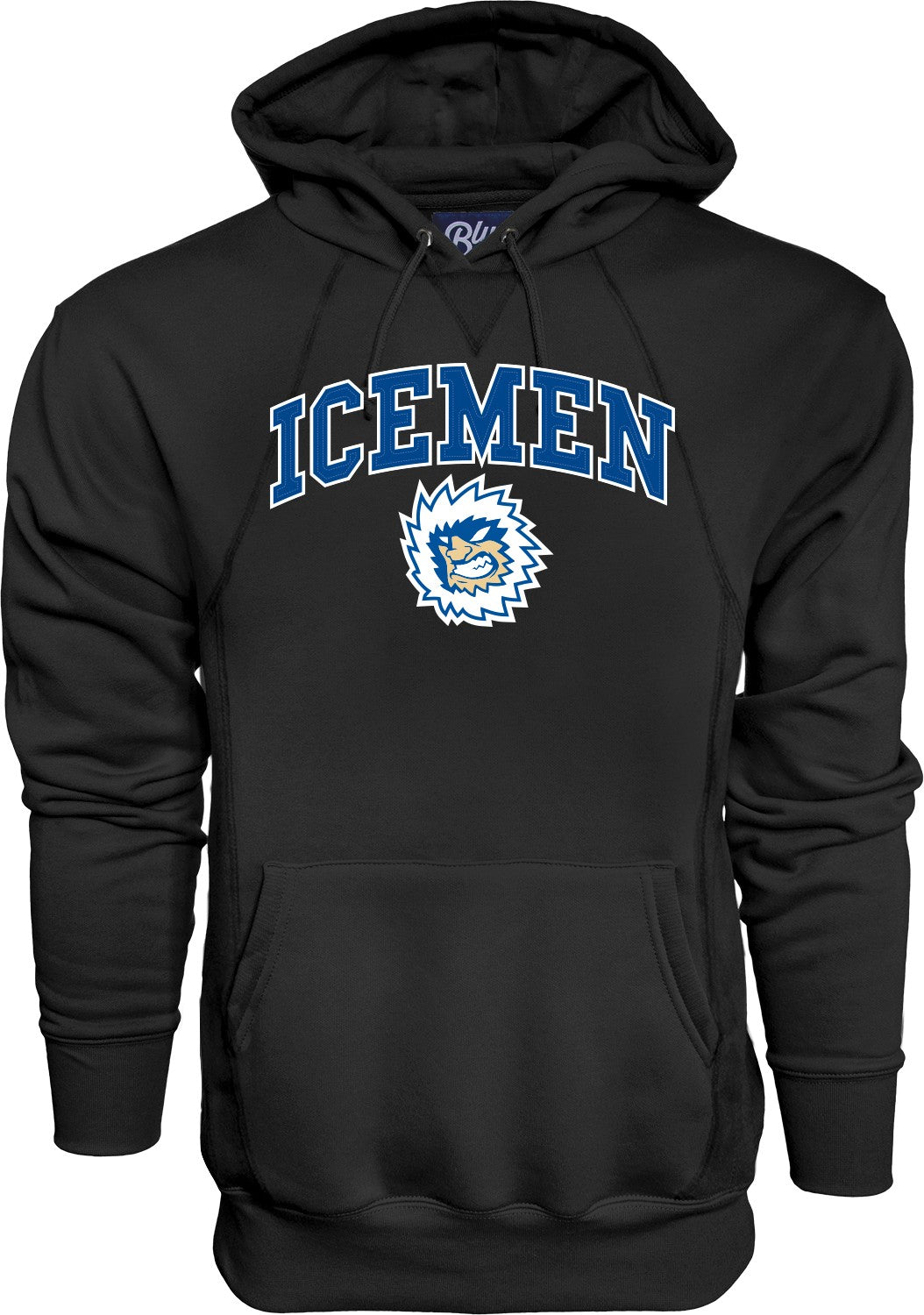 Jacksonville Icemen Black Block Font Hoodie