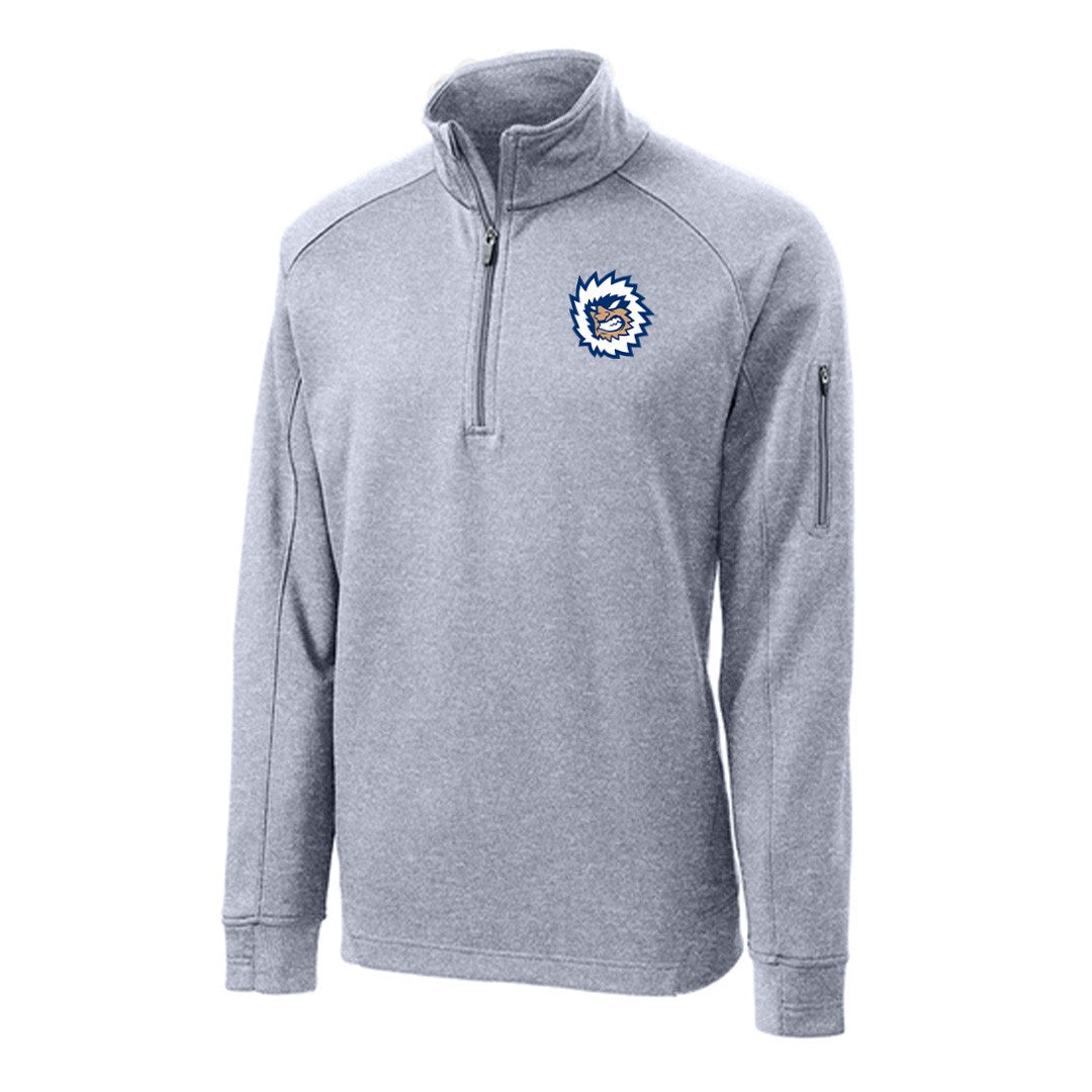 Icemen Grey 1/4 Zip Secondary Patch Pullover
