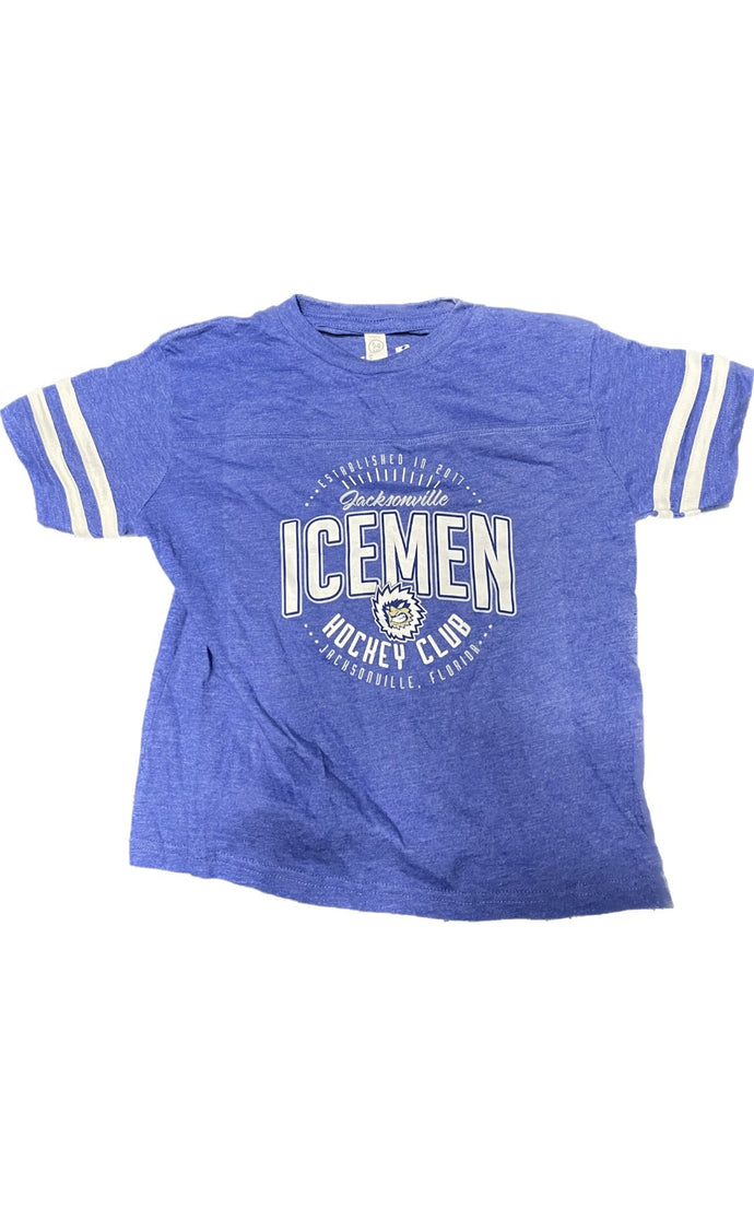 Jacksonville Icemen Vintage Royal Toddler Sporty Tee