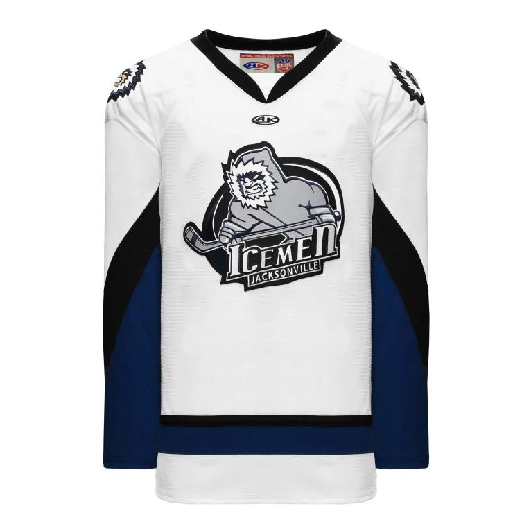 Jacksonville Icemen White Youth Replica Jersey